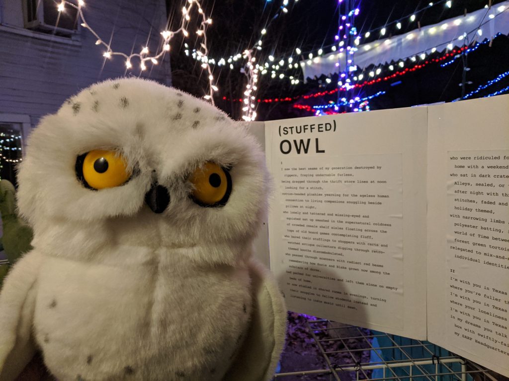 Stuffed Animal Rescue Foundation Owl