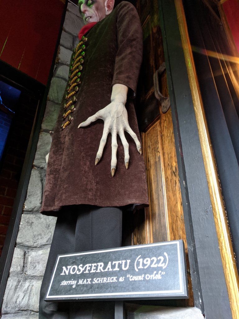 Weird Austin: Museum of the Weird. Nosferatu wax sculpture.