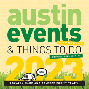 Austin Events 2023 wall calendar cover