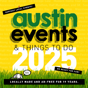 Austin Events and Things to Do 2025 Wall Calendar Cover